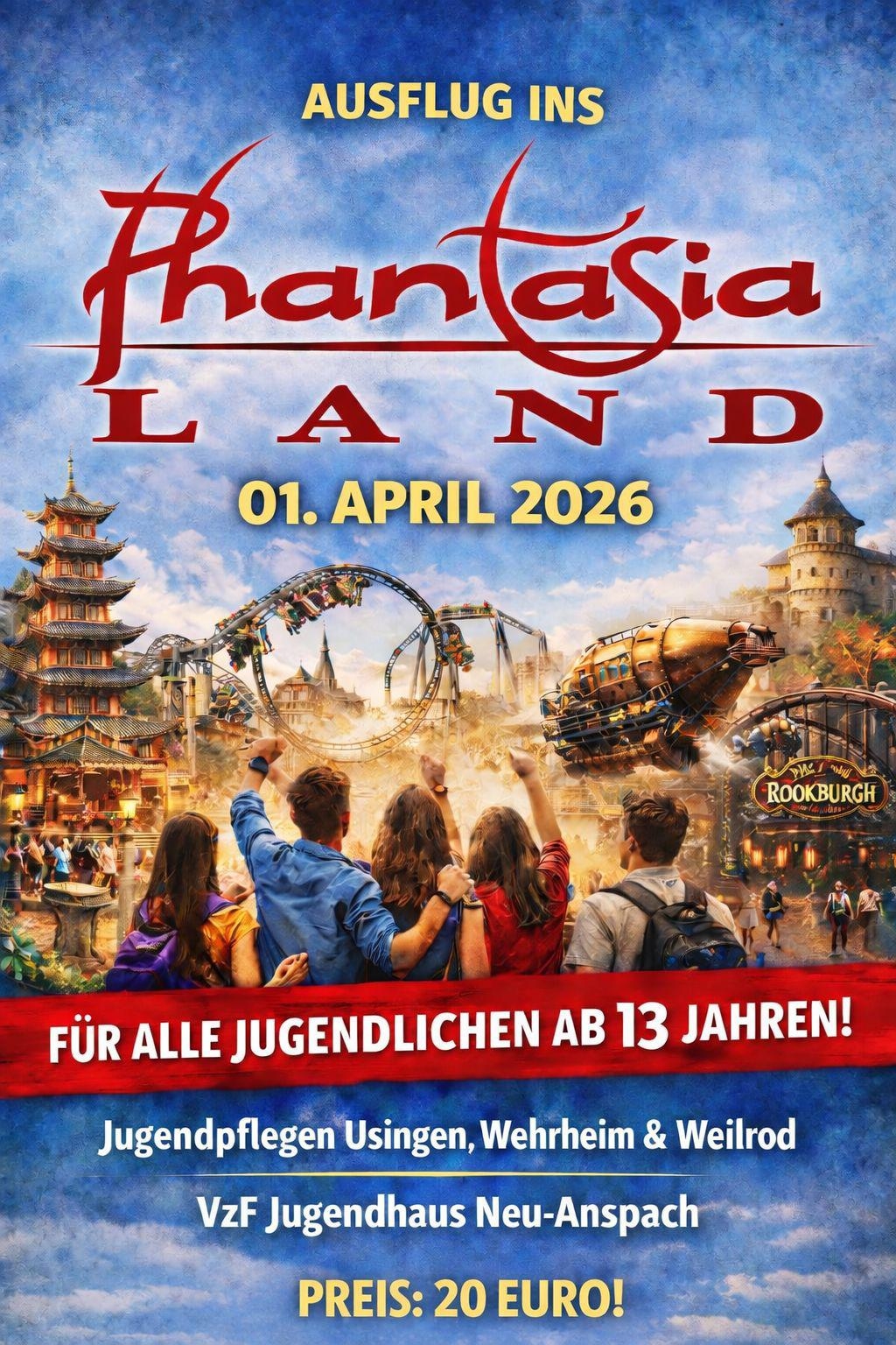 Tagesausflug ins Phantasialand