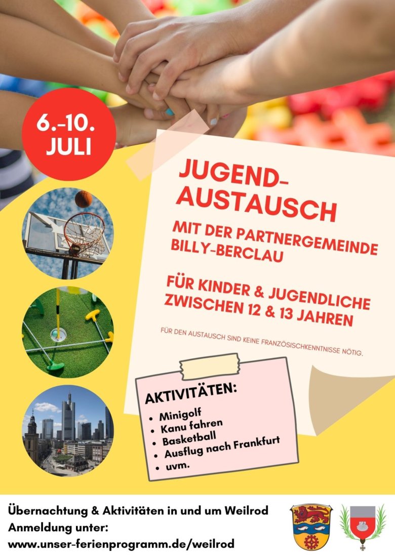 Jugendaustausch 2026 - 1 Jugendaustausch 2026 - 1